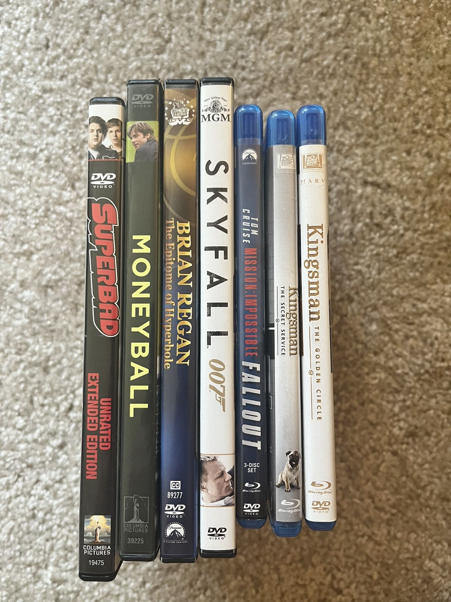 Movie Bundle - 7 DVDs/Blu-rays (Comedy + Action)