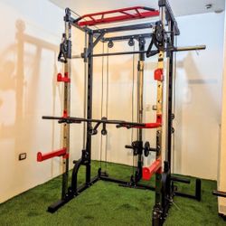 New Multifunctional Smith Machine , Weights , Squat Rack , Bench Rack , Bench Press 