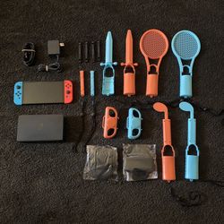 NINTENDO SWITCH OLED and Lots Of Accesories