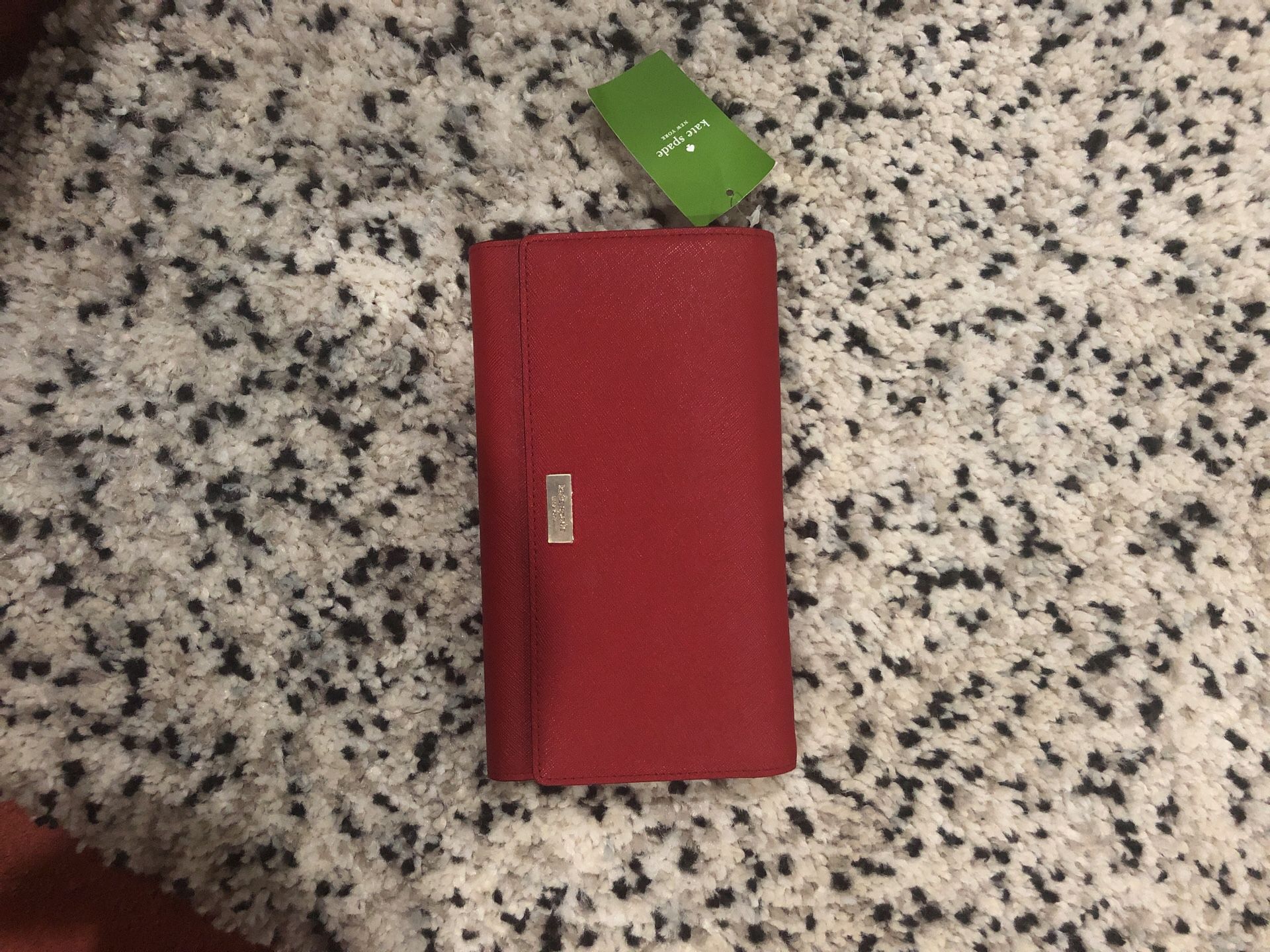 Kate spade red hand bag wallet