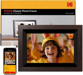 10.1 Inch WiFi Digital Picture Frame with 32GB Storage, Electronic Smart Digital Photo Frame