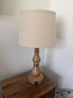 Set of 2 Rustic Farmhouse Table Lamps