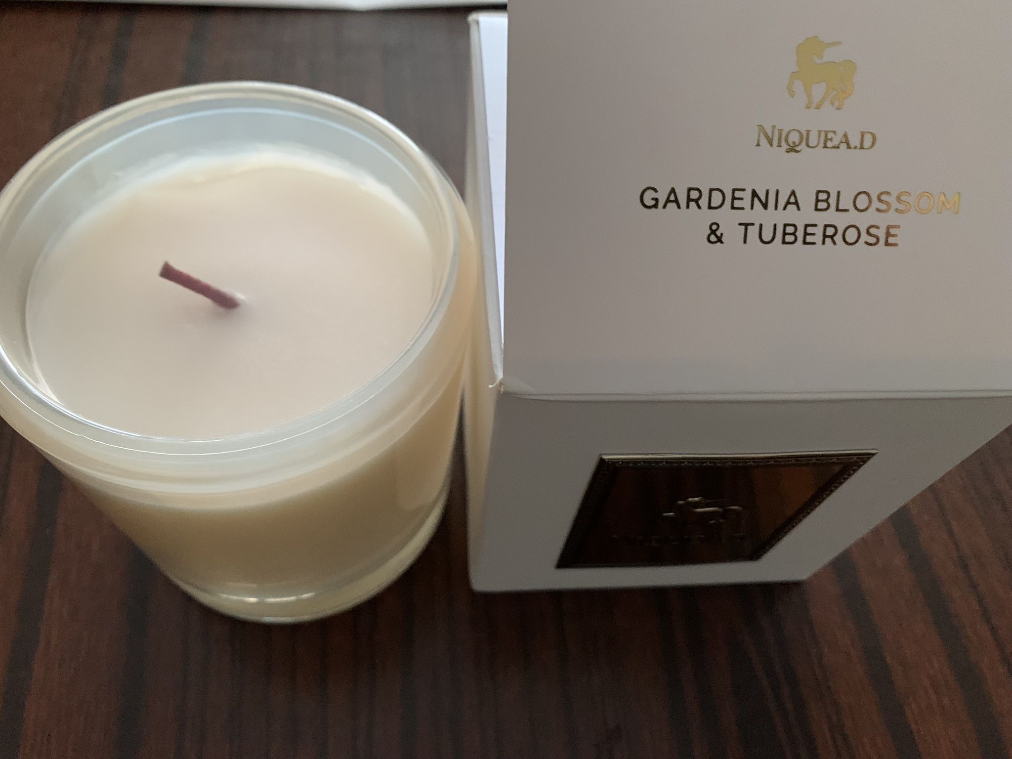 Niquea D Gardenia Blossom & Tuberose Scented Candle ~8 oz / 228g ~ BNIB