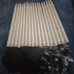 LED Candles With Stands 