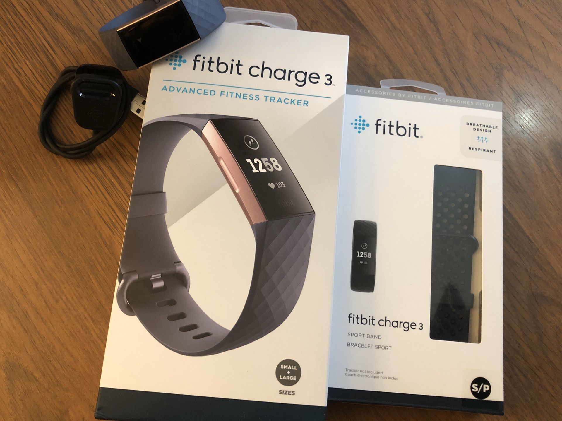 Fitbit Charge 3, Rose Gold