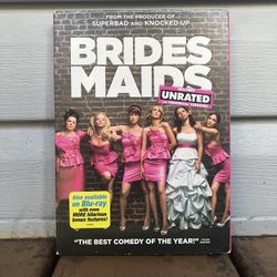 Bridesmaids Unrated And Theatrical Release DVD With Bonus Features