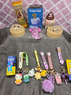 Ultimate 14pc. Squishy Keychain Hipper Dragon Egg Set #18