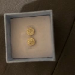 Gold Diamond Earrings