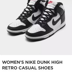Nike dunk high retro causal shoes