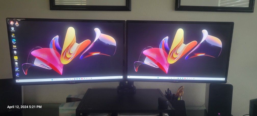 24'' LG IPS panel LED monitors