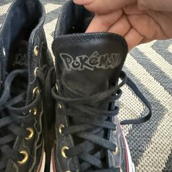 Custom 25th Anniversary Pokémon Leather Converse Shoes