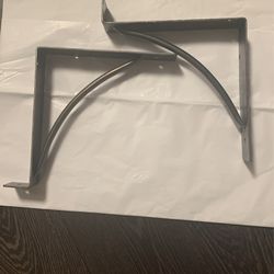 Set Of  Two Metal Brackets For Shelves Brand New.