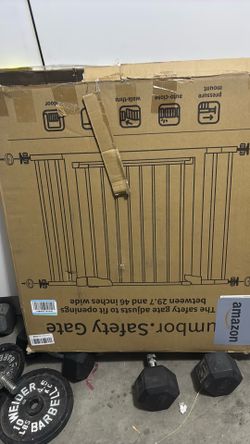 Kids gate , new open but didn’t fit on our space