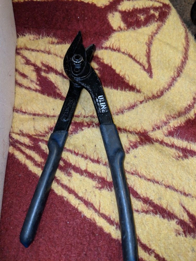 ULINE SAE-4140 METAL PALLET STRAP BAND CUTTING CUTTER TOOL TIN SNIPS