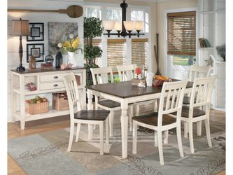 Seven piece dining room suite