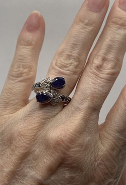 SAPPHIRE TOPAZ RING