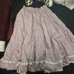 cute light purple lacy skirt