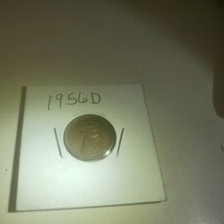 1956 D Wheat Penny  Sealed
