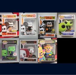 Funko Halloween - Mickey, Goofy, Frankenstein, Jumbo, Chuckles, Geico
