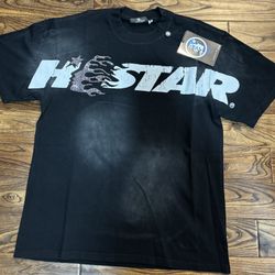 Black Hellstar Flame Tee 