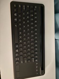 Compact Wireless Bluetooth Keyboard with Trackpad