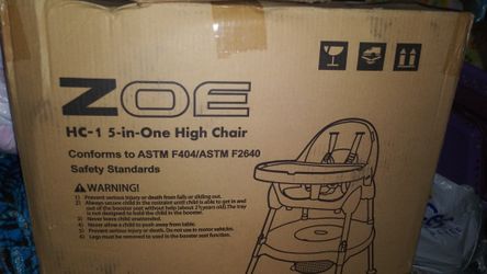 5 And 1 high chair