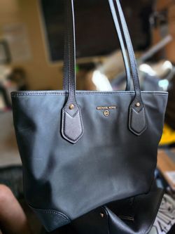 Michael Kors Black Nylon Tote Bag