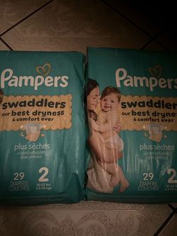 Pampers Swaddlers Size 2 – 2 New Sealed Packs
