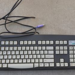 emachines vintage Keyboard - Grey ~ S/N: (contact info removed)47V3(PS-2)