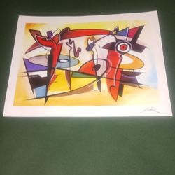 Abstract Print.