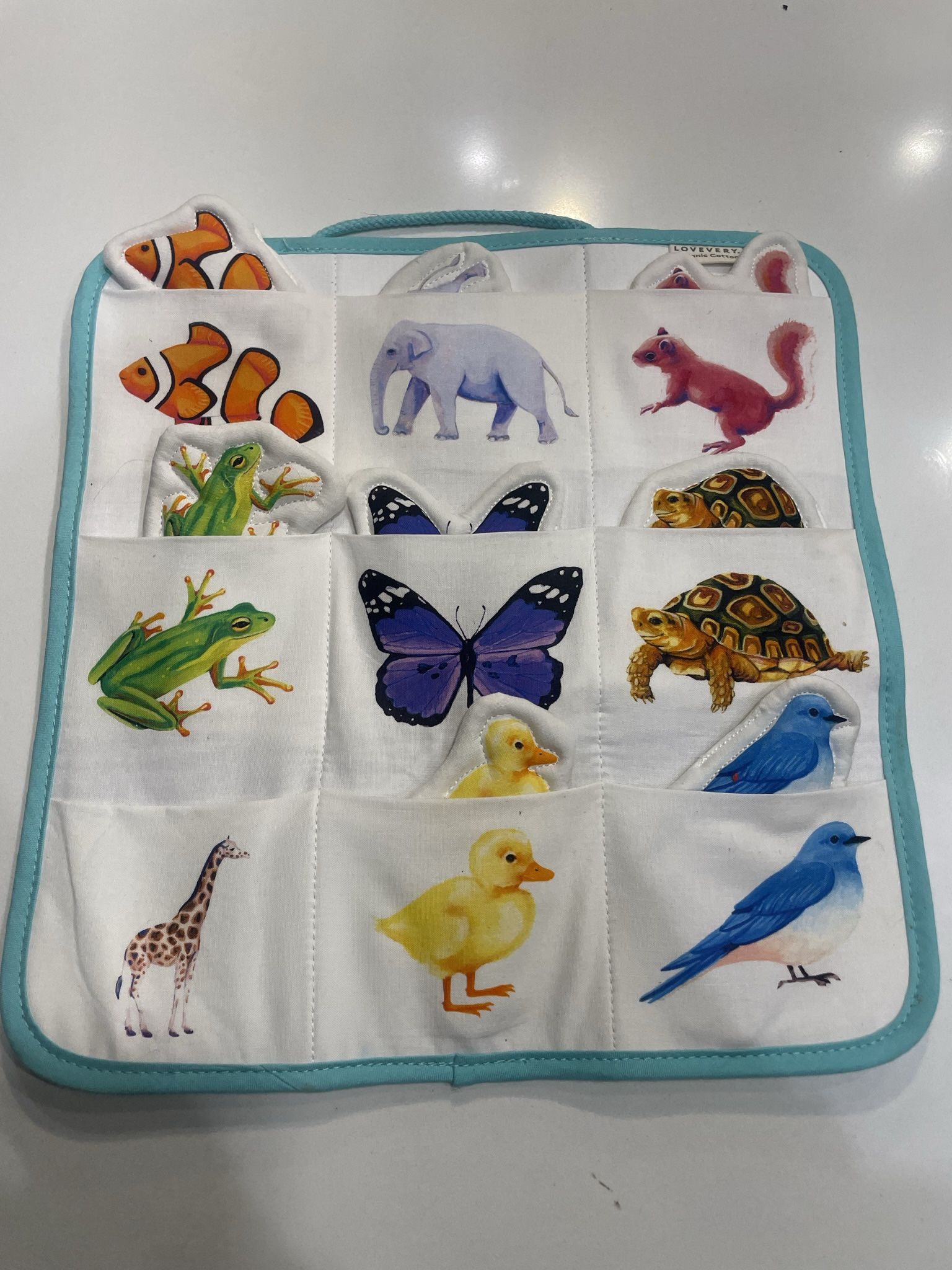 Lovevery Children’s Animal Matching Organic Cotton Toy