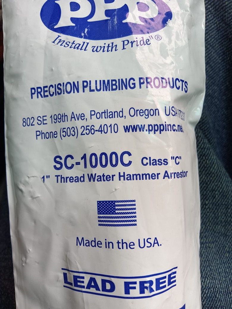 1 In Threaded Water Hammer Arrestor