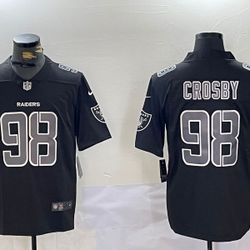 2025 Adult Las Vegas Raiders Maxx Crosby NO.98 Football Jerseys
