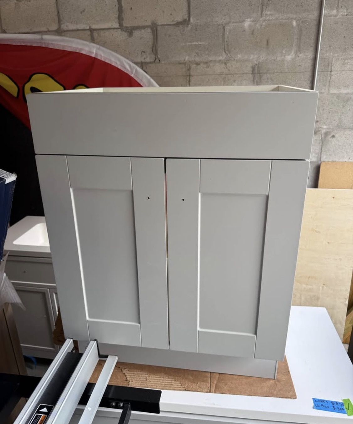 Design House Brookings 24-in Gray Bathroom Vanity Base Cabinet without Top