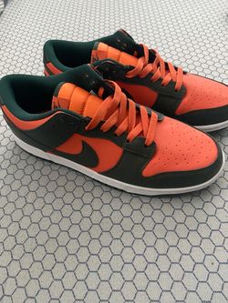 Orange and Green Nikes