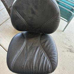 black chair leather