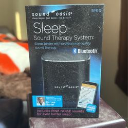 Sound Oasis Sleep Therapy System 