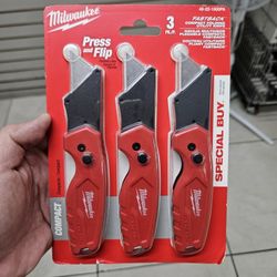 NEW Milwaukee 3 Pack Compact Fastback