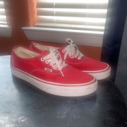 Original Red Vans 