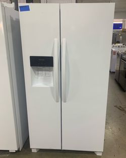 White Refrigerator Side by Side- Take it for Zero Down Ask For Details!