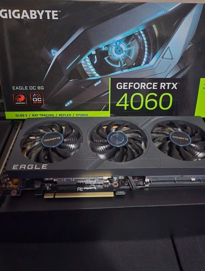 GIGABYTE GeForce RTX 4060 EAGLE OC 8GB GDDR6 Graphics Card