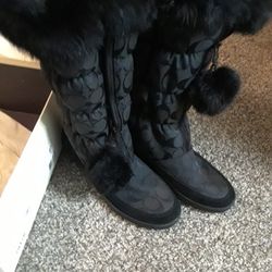 Coach snow boots