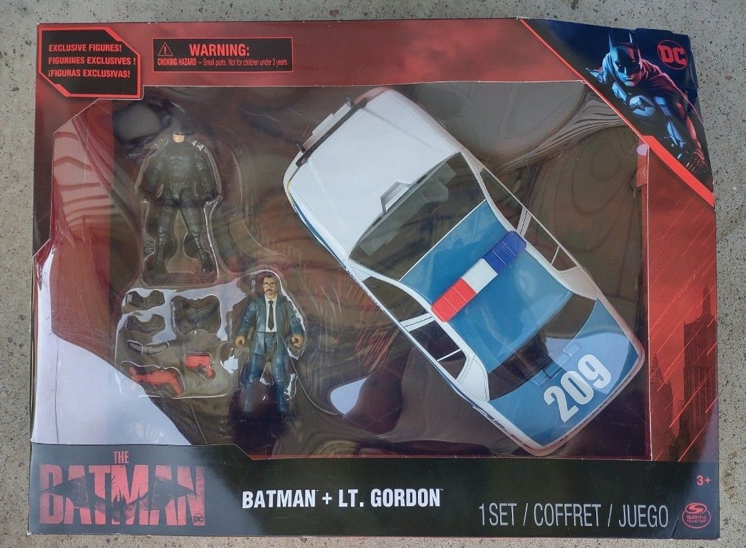 Spinmaster's The Batman Batman & Lt Gordon Set DC Cop Car 2022