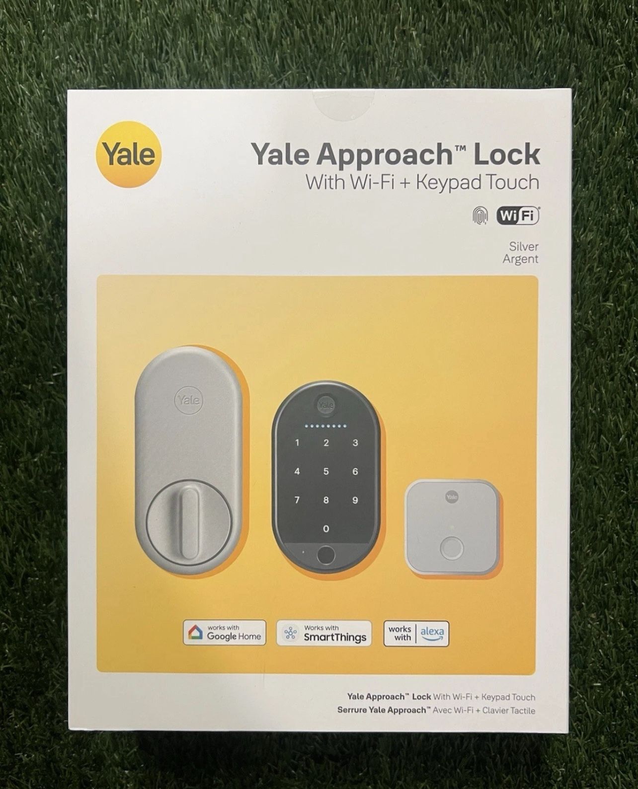 Yale Approach Smart Lock Wi-Fi Bluetooth Deadbolt Keypad New Silver