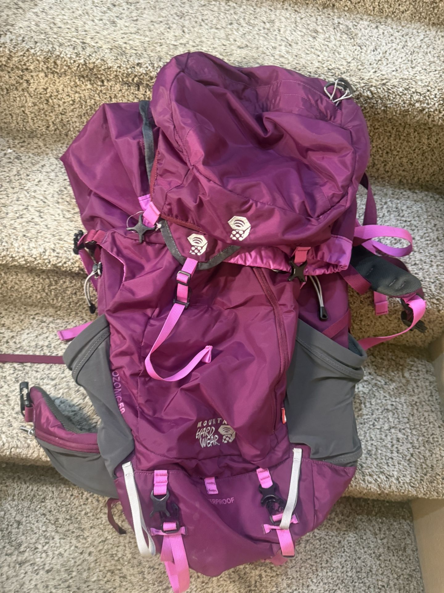 Hiking, backpack, mountain hard, 58
