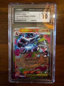 CGC 10 Mega Charizard X ex 013/094 Pokémon Card – Gem Mint