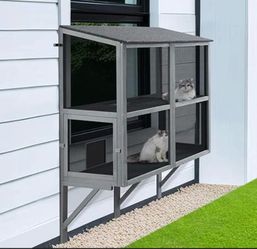 Outdoor Window Cat Enclosure Catio