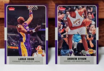 Lamar Odom Andrew Bynum Basketball Cards