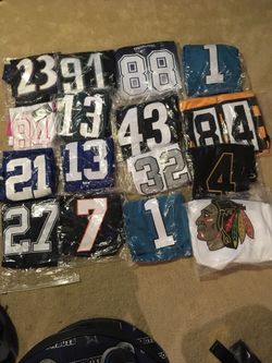 Sports Jerseys and Hats
