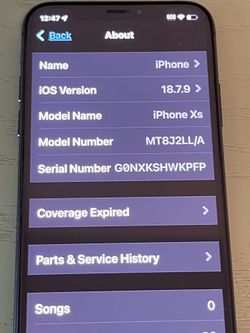 Apple iPhone XS – Unlocked – Good Condition